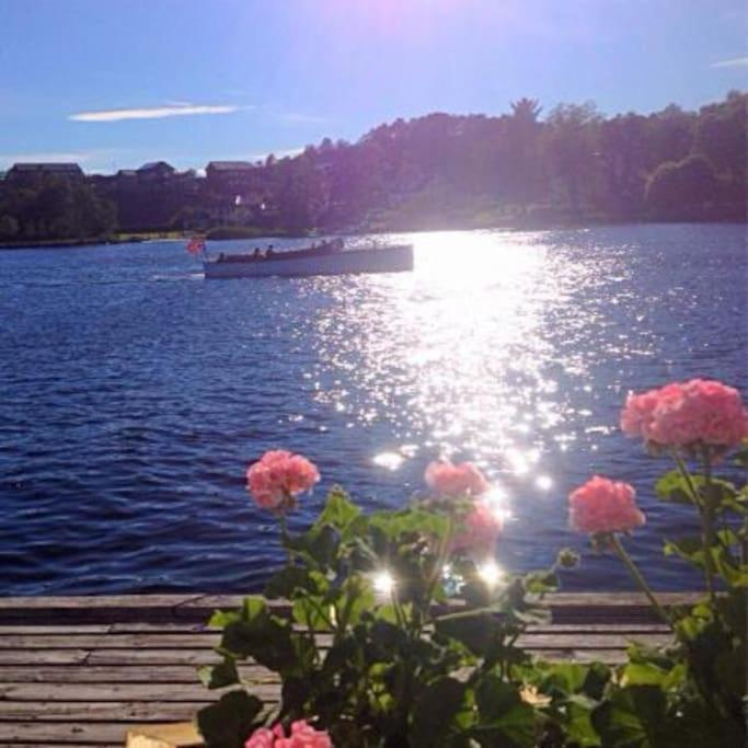Stor Enebolig Med Flott Hage Og Sommerstue Skarpnes Exterior foto